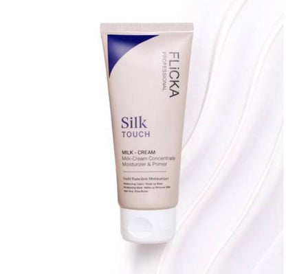 Flicka Silk Touch 3-in-1 Face Moisturizer & Primer | Long-Lasting Dewy Makeup Base | Pore Minimizer | For All Skin Types