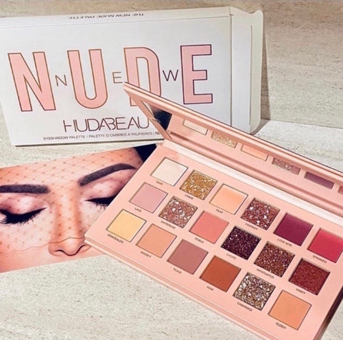 18 Colors Matte Eyeshadow Palette & Glitter Eye Shadow Kit – Versatile Nude Shades for Beautiful Eye Makeup – Ideal for All Skin Tones