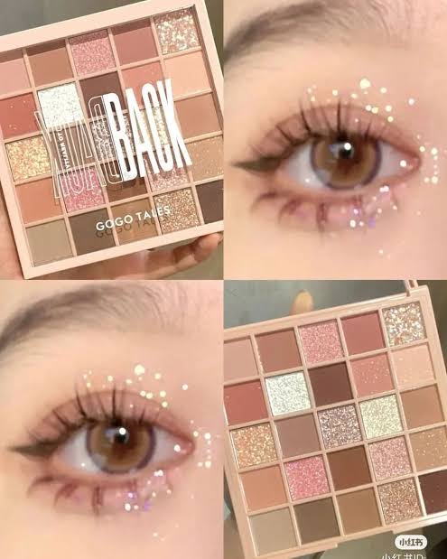 25 Colors Nude Back Eyeshadow Palette – Ultra Pigmented Matte, Shimmer & Glitter Makeup Palette | Long Lasting Professional Eye Makeup Kit