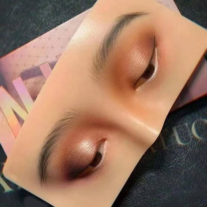 Silicone 3D Eye Makeup Practice Board | Reusable Eyelash & Eyeshadow Training Model for Beginners & Professionals